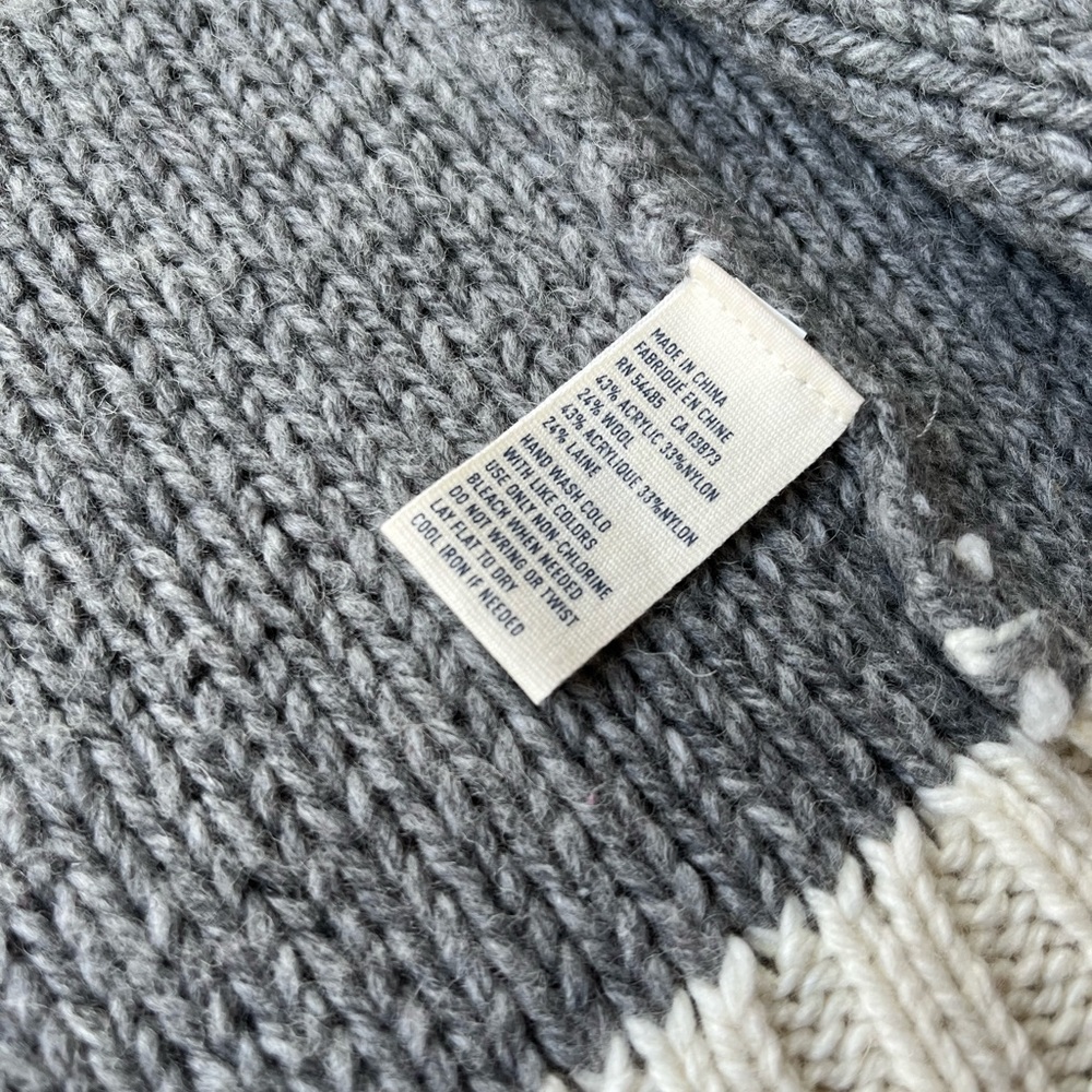American Eagle Womens open front Nordic cardigan sweater size small - Picture 6 of 6